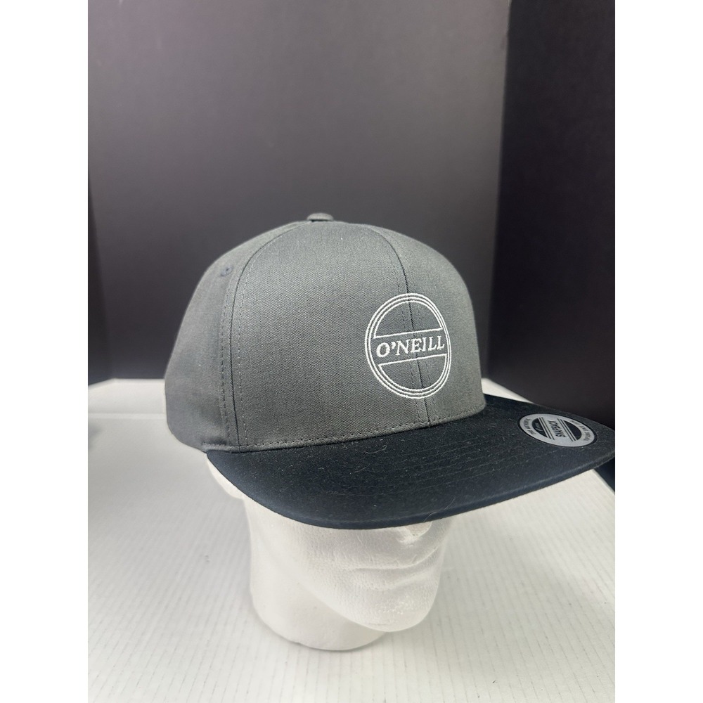 O'Neill Hat Mens Gray Snapback Cap Adjustable Embroidery‎ Activewear Outdoor